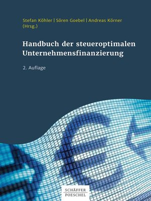 cover image of Handbuch der steueroptimalen Unternehmensfinanzierung